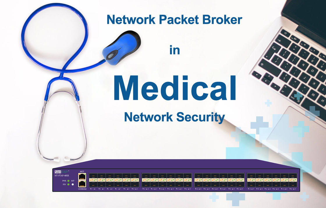 Saisie de données de courtier de paquet de réseau de NetTAP pour la sécurité de réseau d'hôpital du champ médical